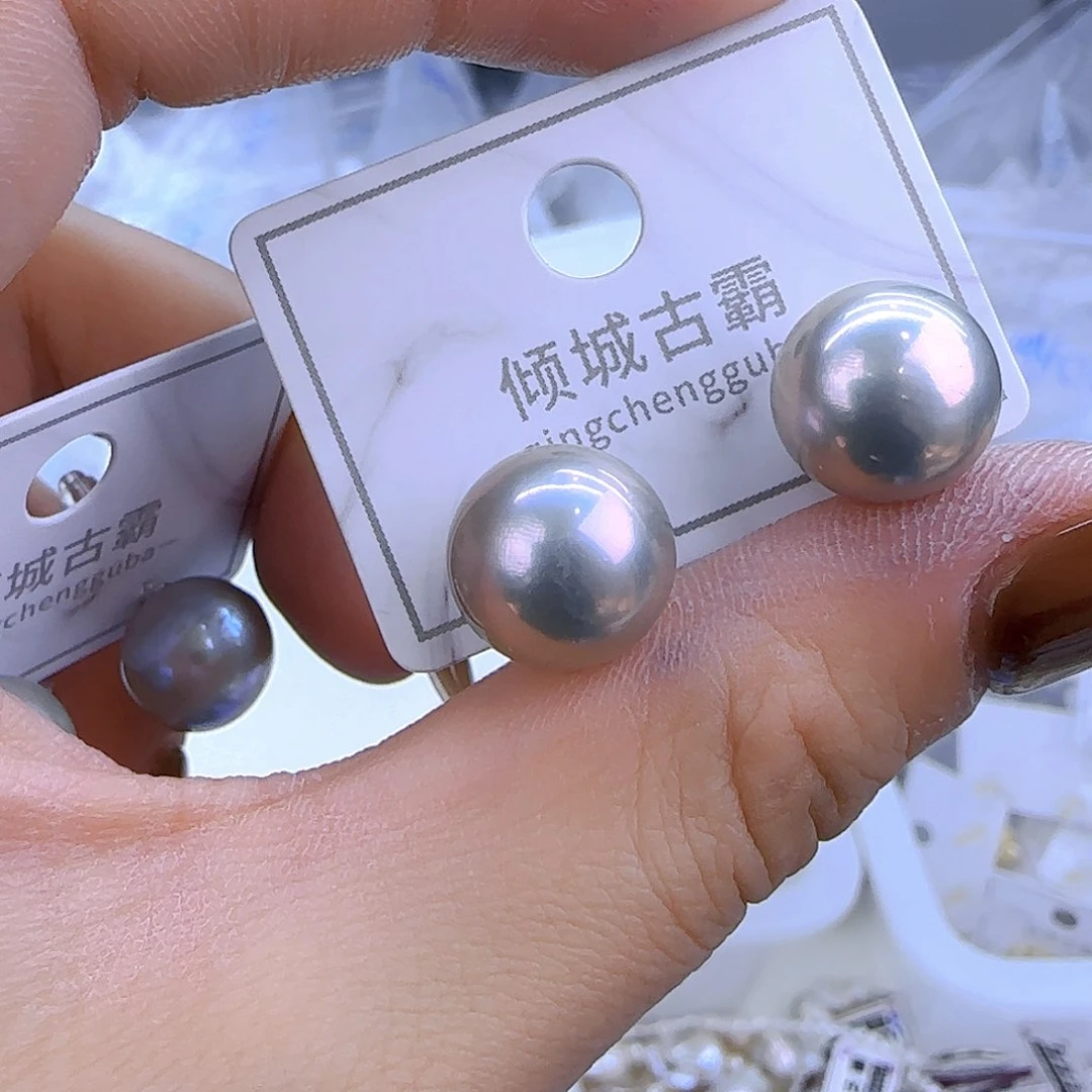 银S925镶嵌项链定制526淡水珍珠