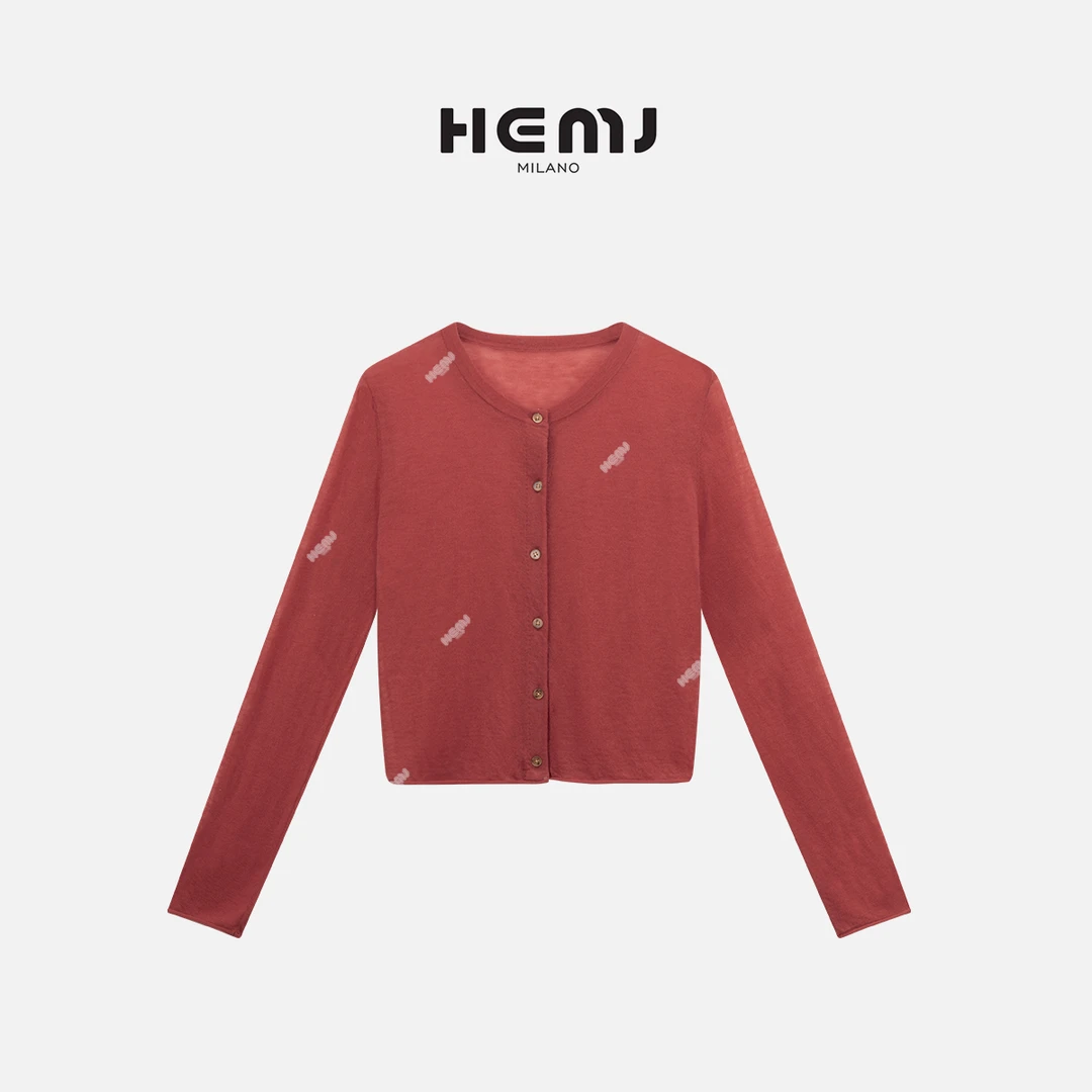 HEMJ 和梦洁“棉花糖”气质细腻软糯针织衫小披肩短款上衣 CM2B2020