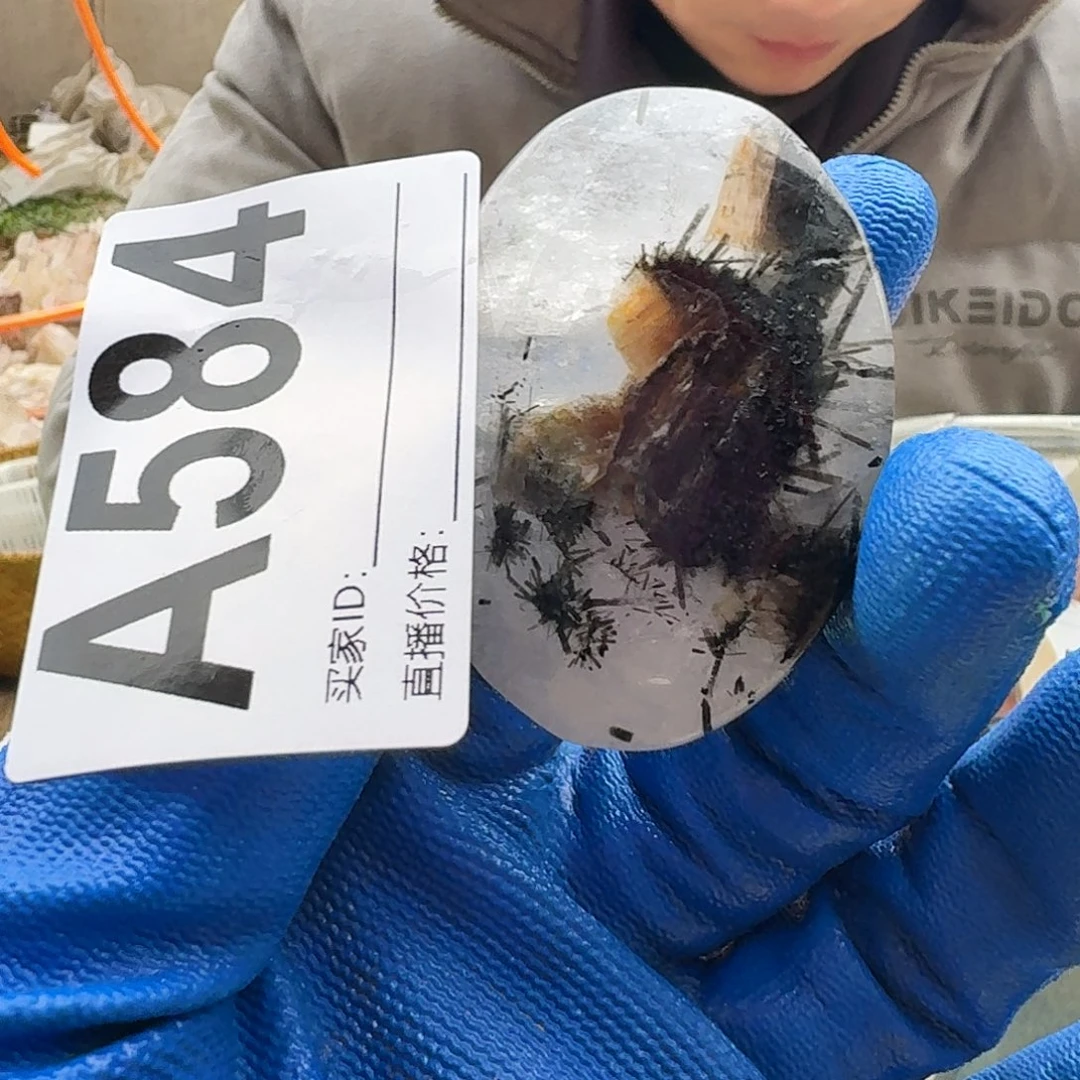 水晶绿幽灵手把未镶嵌