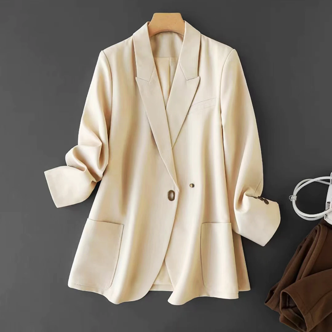 门店5/7&9！排行榜西装！温润而泽/版型正 通勤长袖外套女L71828