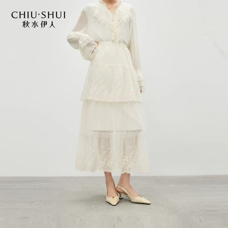 【小春专属】秋水伊人半身裙蕾丝网纱蛋糕裙625101A090173