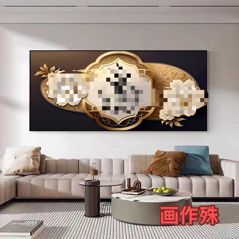 回族墙上挂画立体装饰壁画中堂画杜瓦牌匾单幅晶瓷