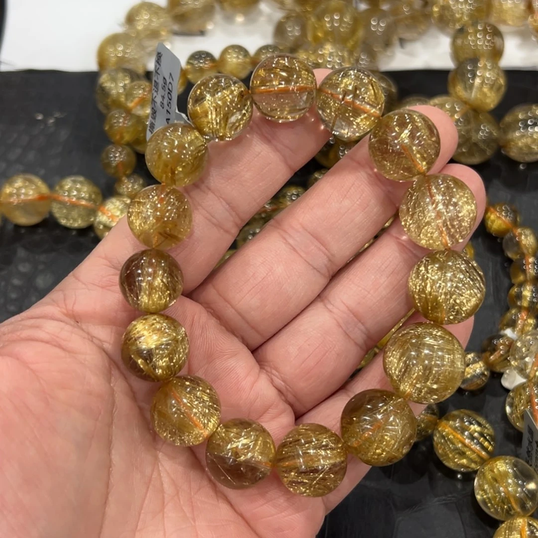 H***‍水晶手链未镶嵌aaa089钛晶