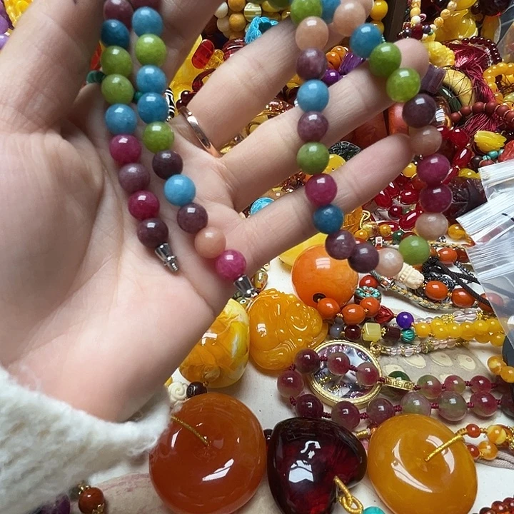 树脂制品1545糖果书项链