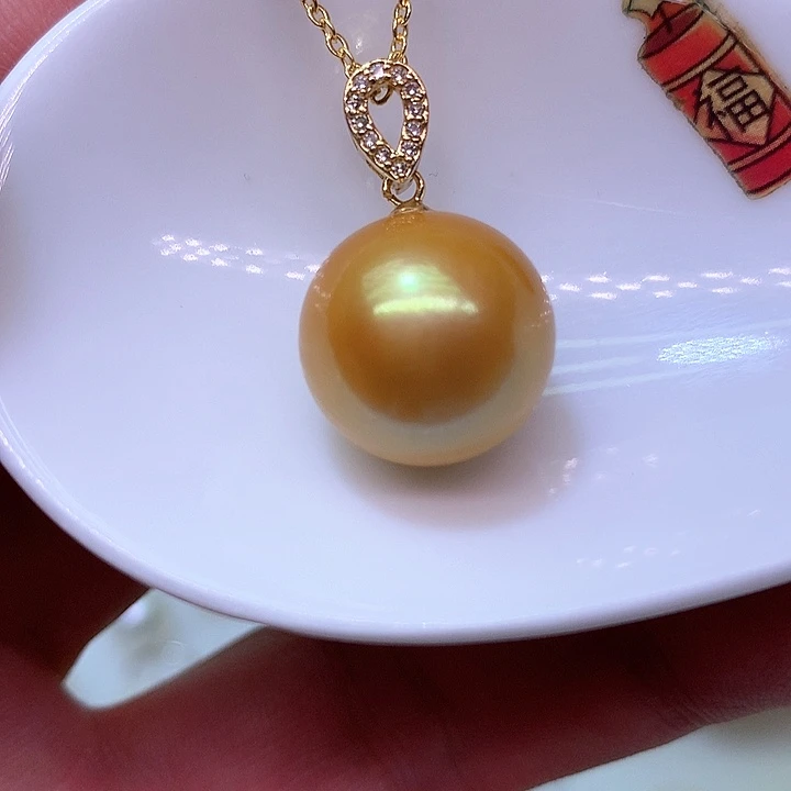 银S925镶嵌耳饰淡水珍珠