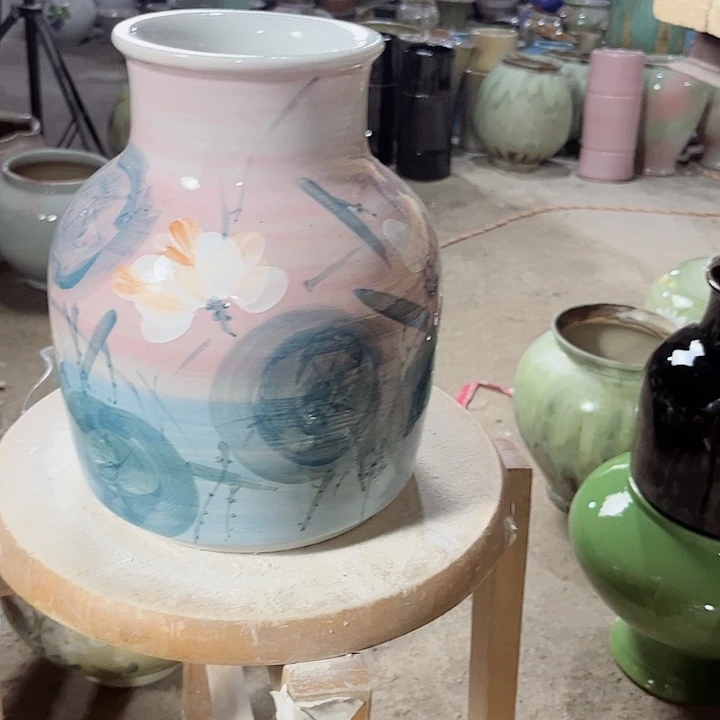 瓶口11高23瑕景德镇陶瓷学院