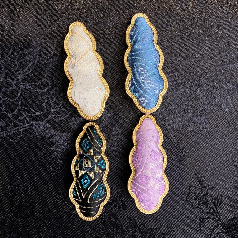 新中式非遗壮锦发夹头饰甜美侧边发夹手工发夹