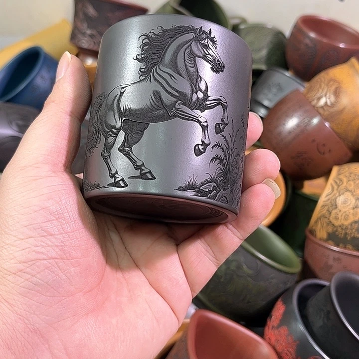 茶杯紫砂全手工紫砂主人杯