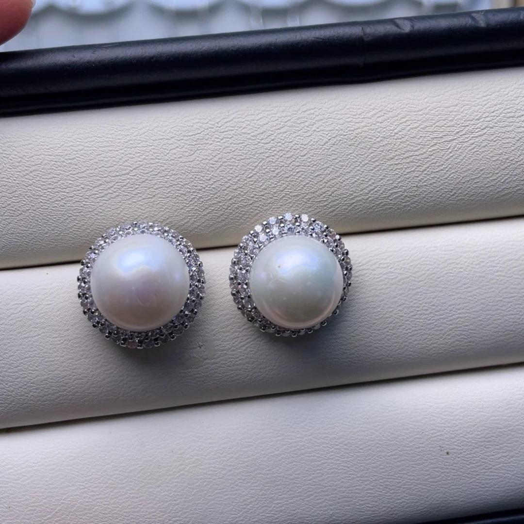 未镶嵌淡水珍珠耳饰