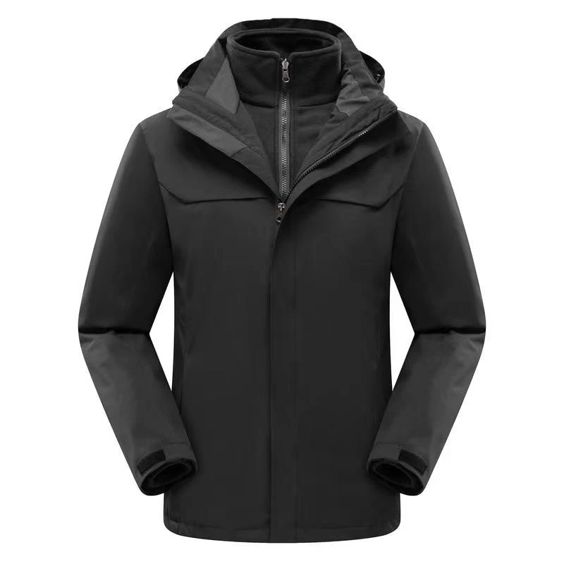 户外冲锋衣9323B摇粒绒内胆全热封压胶鸟特隆同款面料无标冲锋衣