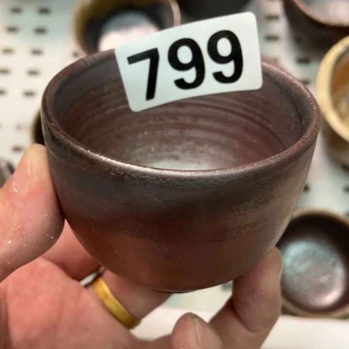 柴烧杯子与宝瓶大放漏