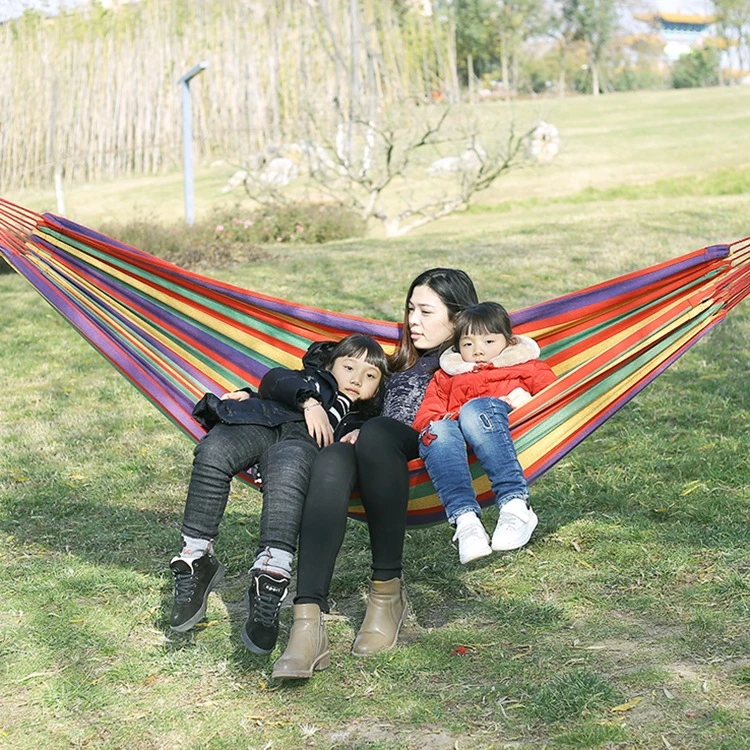 户外时尚吊床户外秋千儿童双人家用防侧翻吊椅宿舍寝室学生室内床