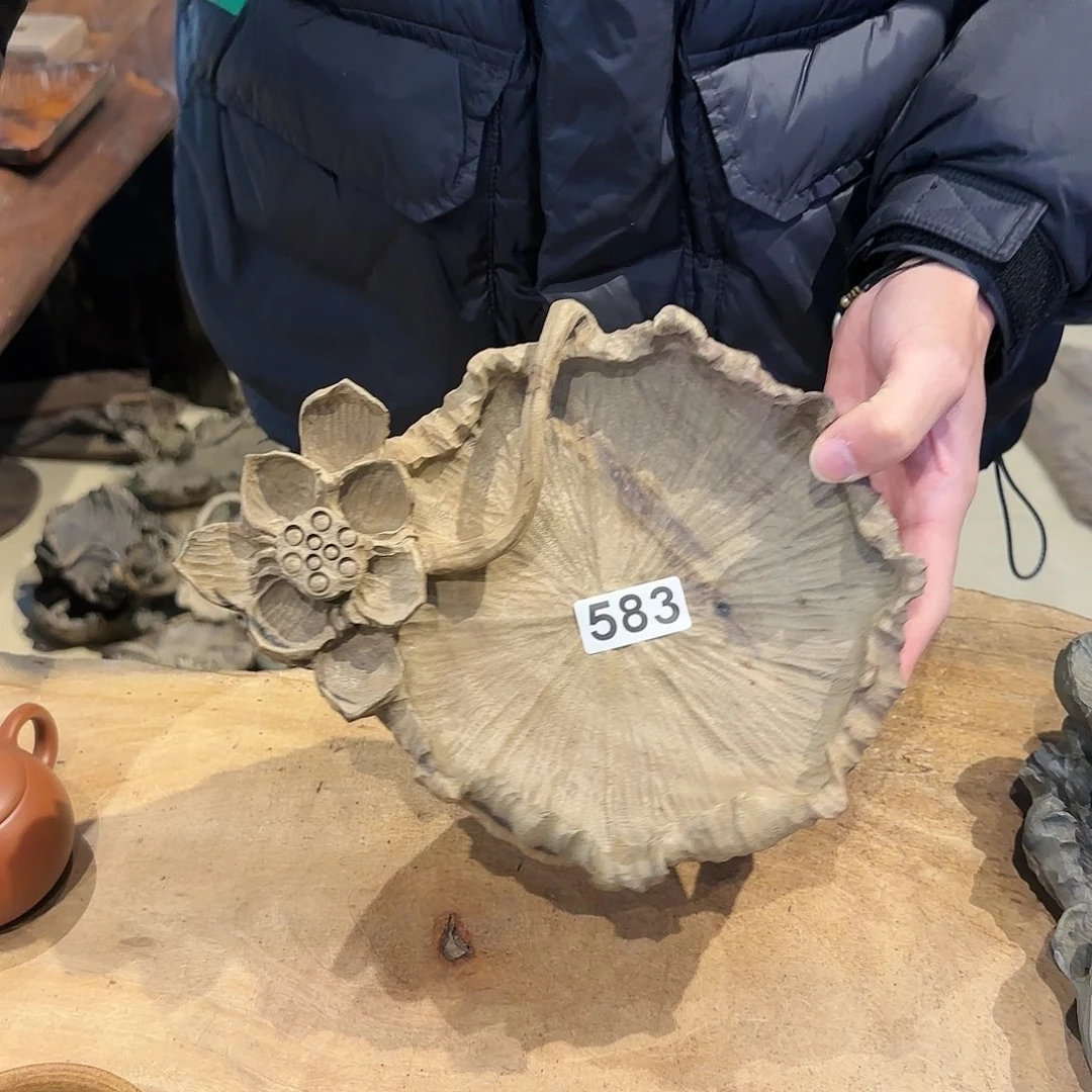 木583号乌木金丝楠果盘+0.8手串