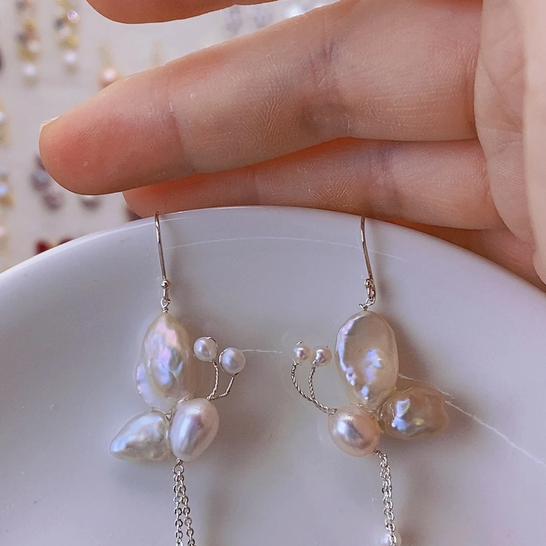 未镶嵌耳饰淡水珍珠