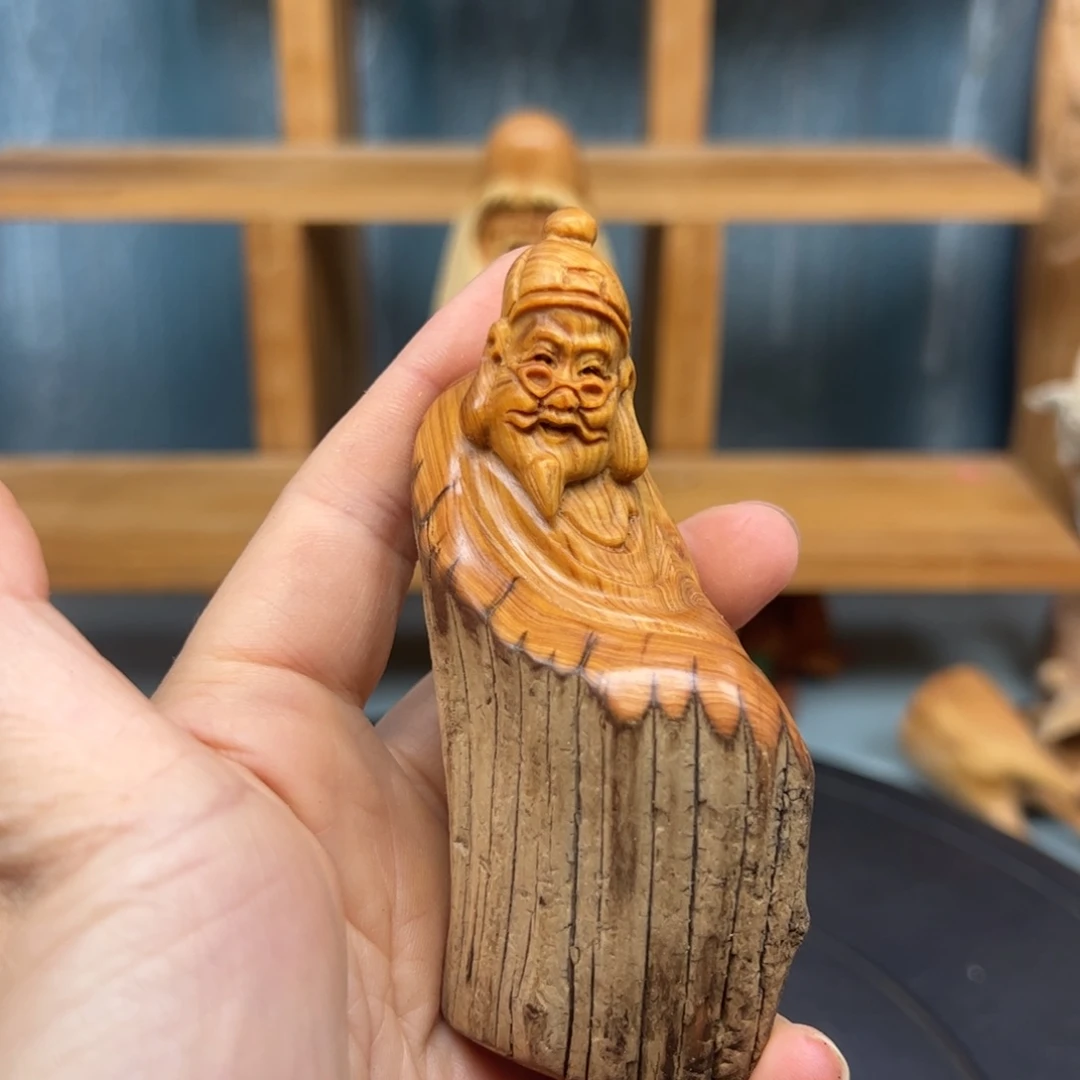 木加*崖柏木摆件手把件
