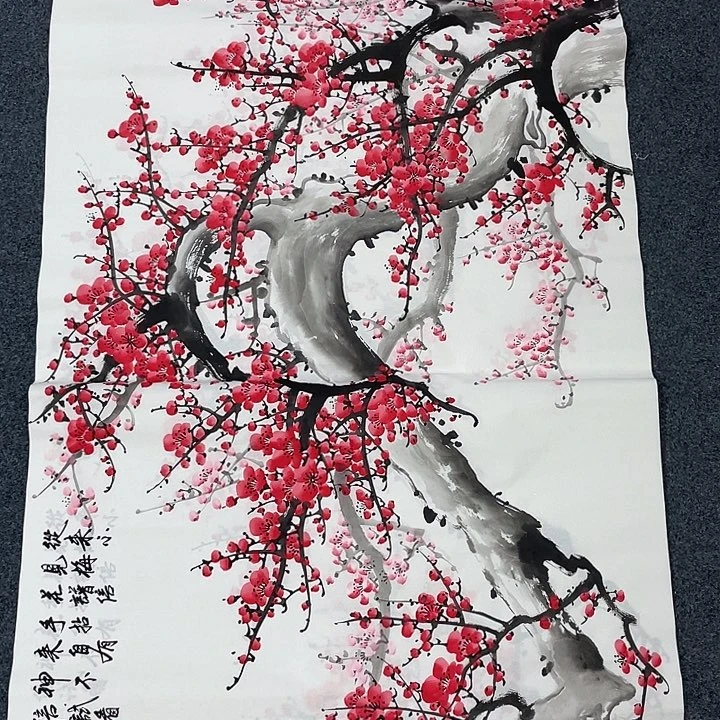 国画纯手绘字画宣纸