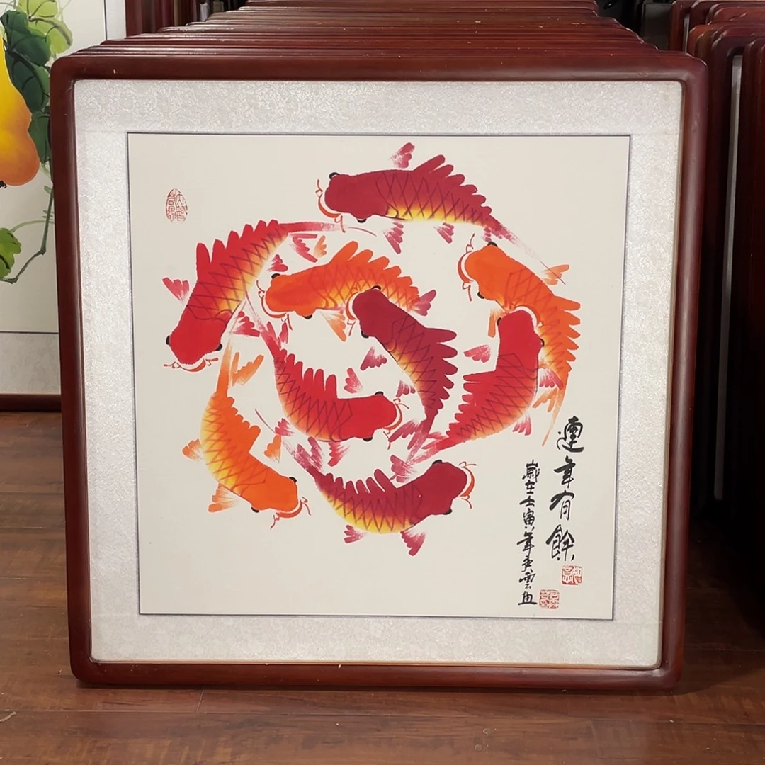 国画带框尺寸63*63厘米