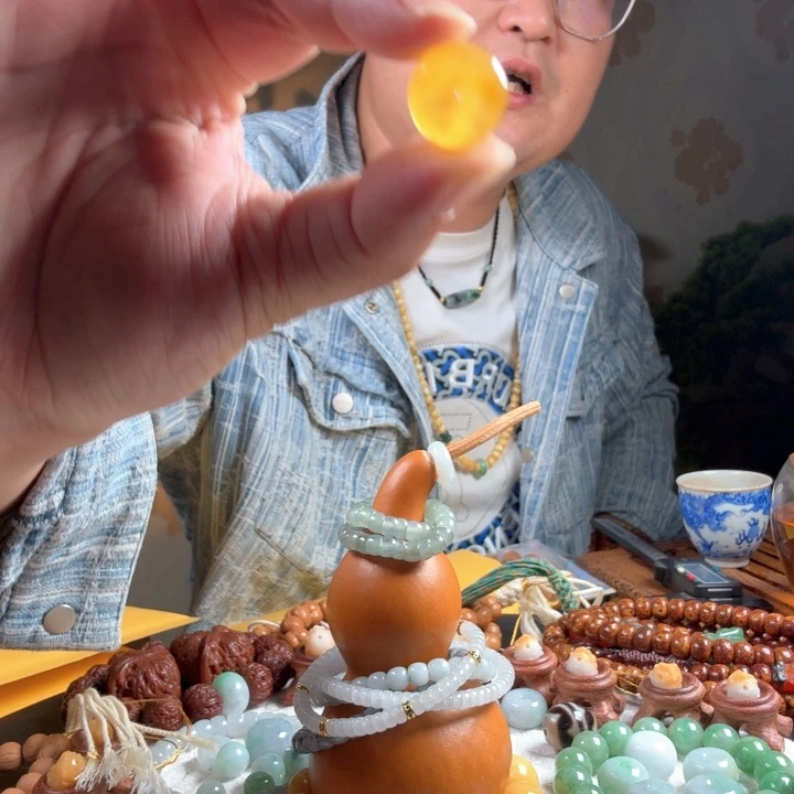 手串猴头核桃墩子扣子微瑕博哥