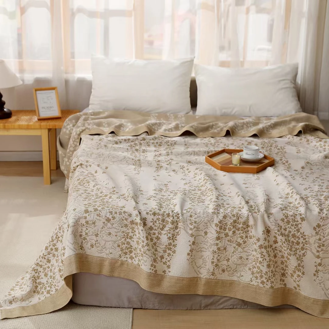 【半亩花田】高端定制原生舒适透气多功能床盖2.3/2.5可机洗