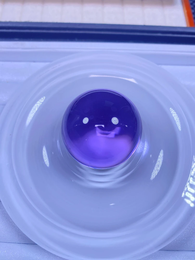 紫色40mm圆球发一个L81