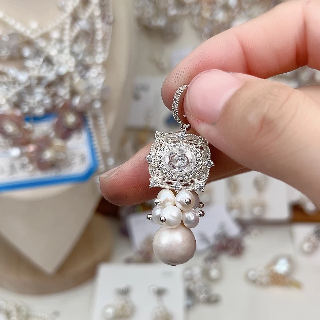 未镶嵌颈饰淡水珍珠