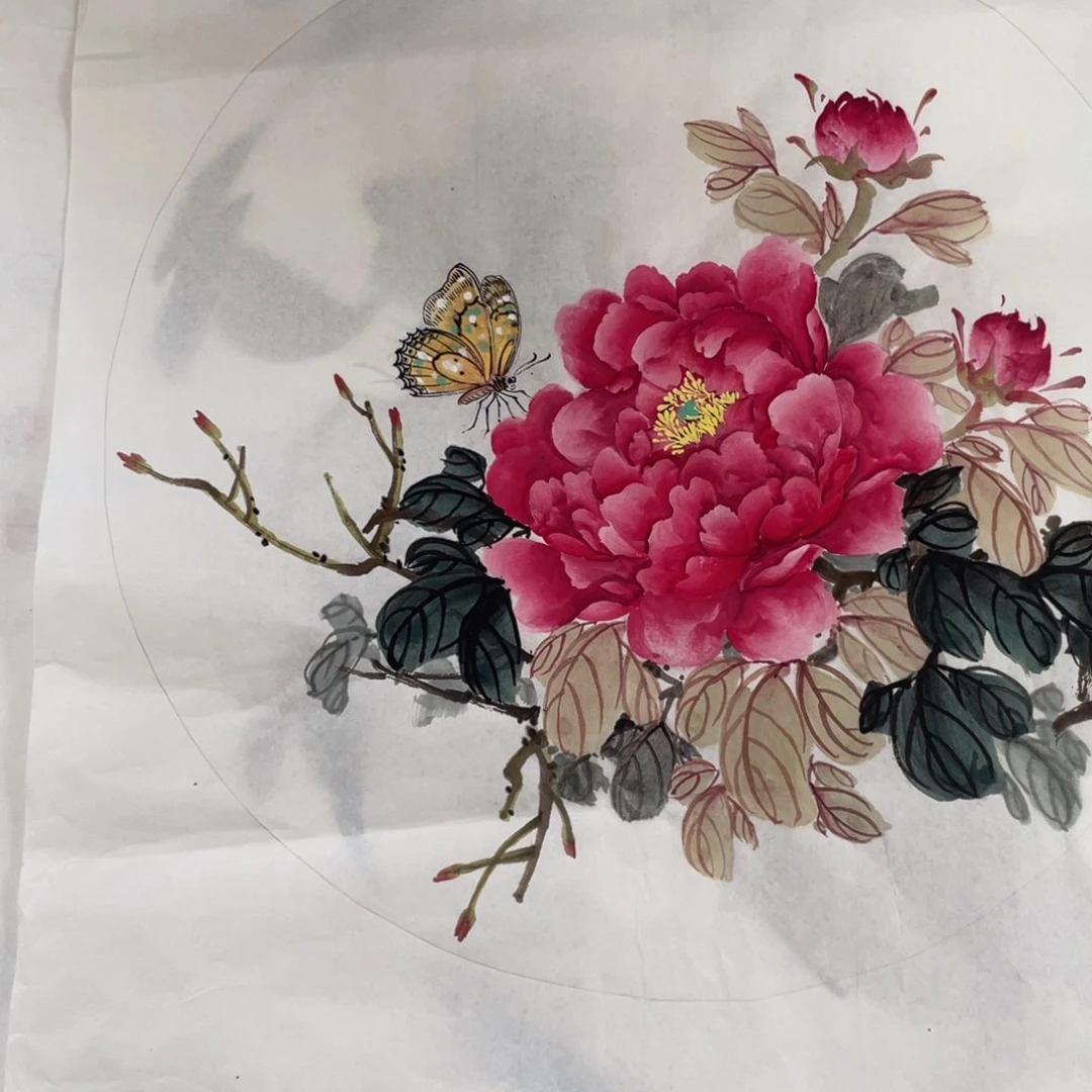 国画王亚萍老师绘画