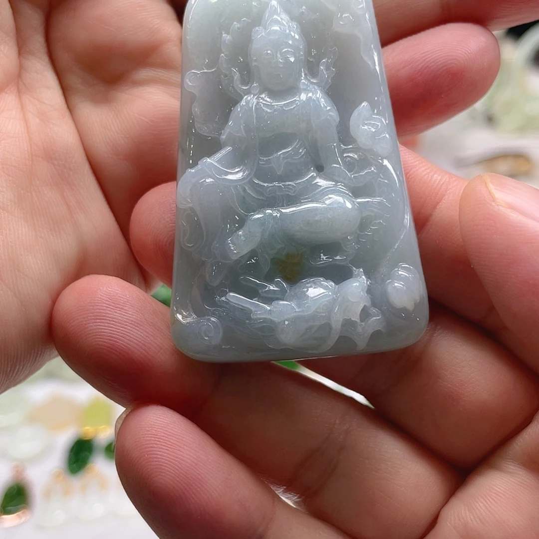 翡翠未镶嵌颈饰A貨