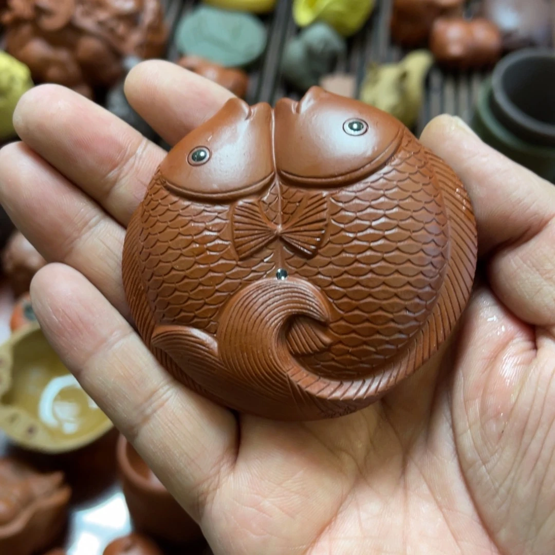 紫砂茶宠紫砂瑕疵