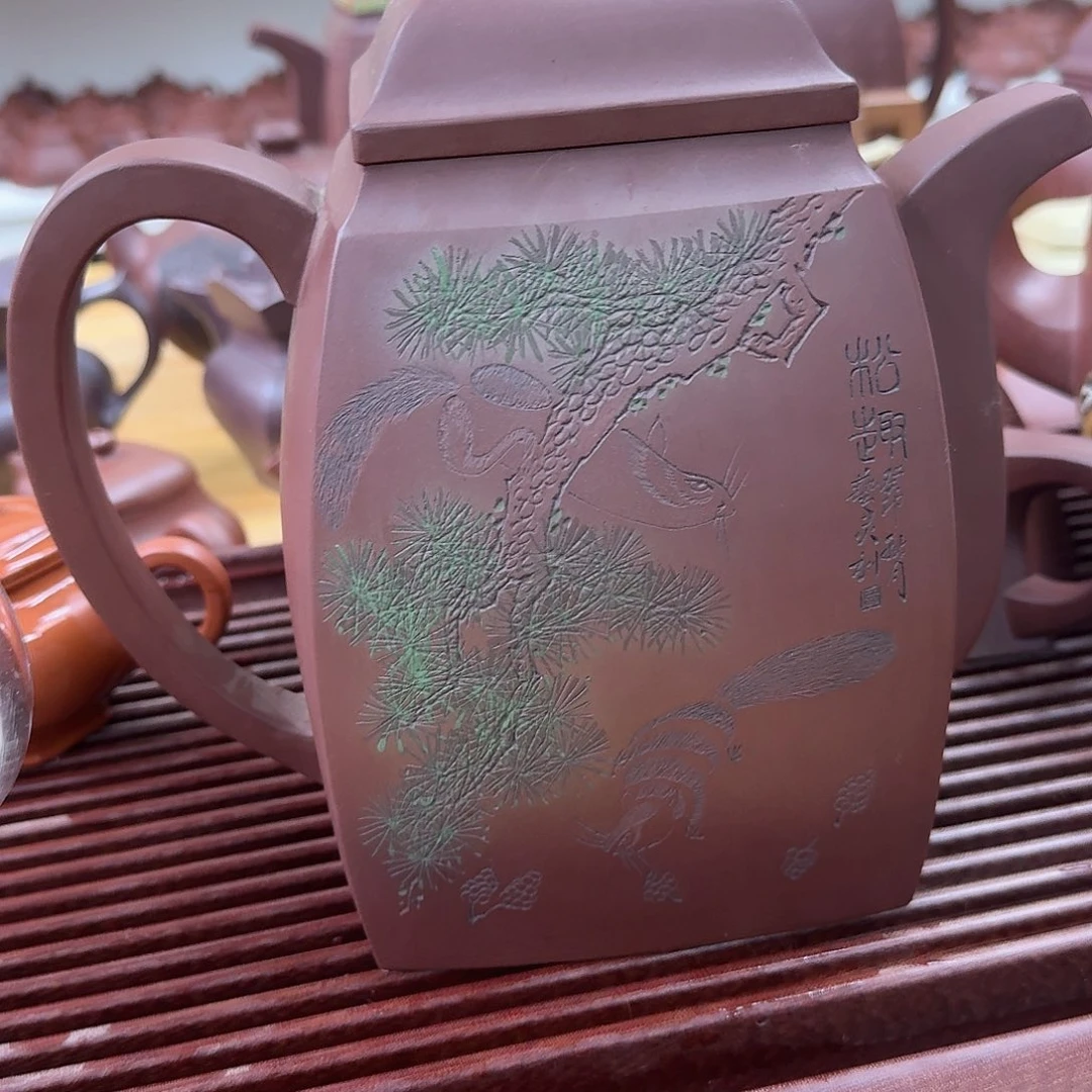 紫砂茶壶紫砂壶汉方1700cc
