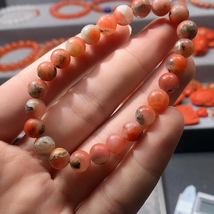 南红玛瑙未镶嵌手串