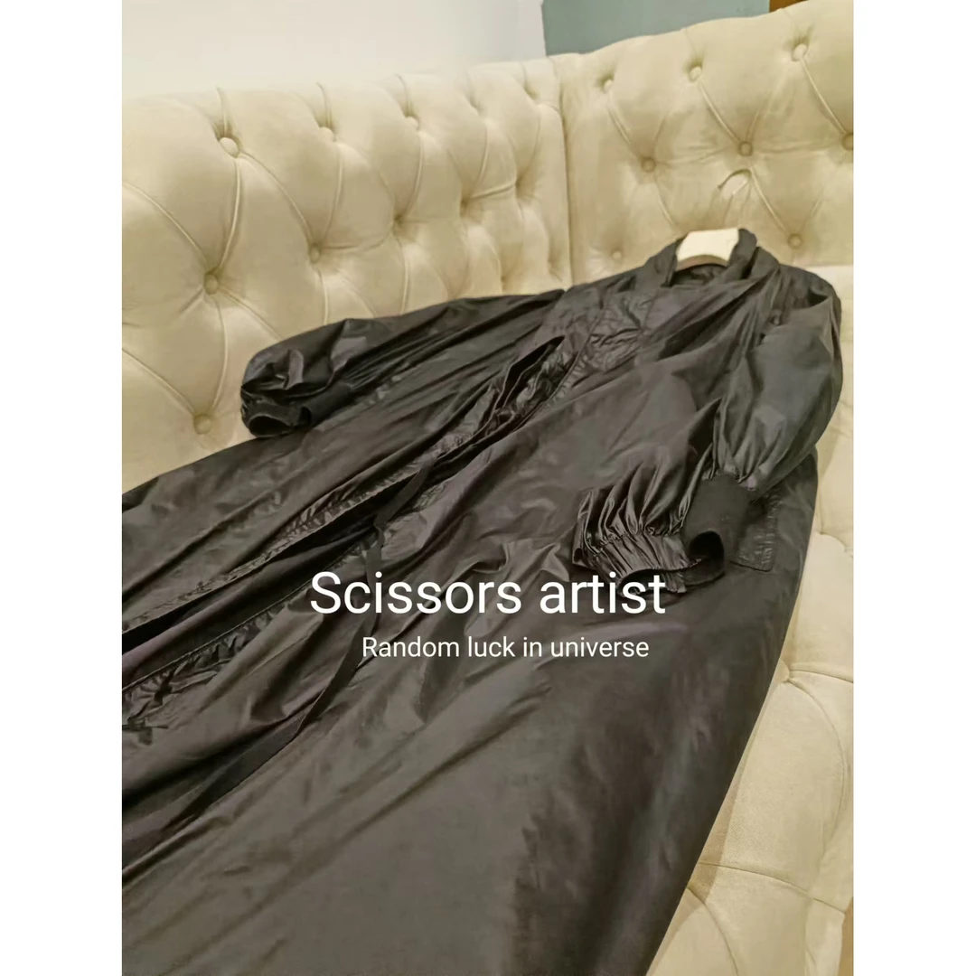 【Scissors artist】高端设计师走秀女装风衣1478