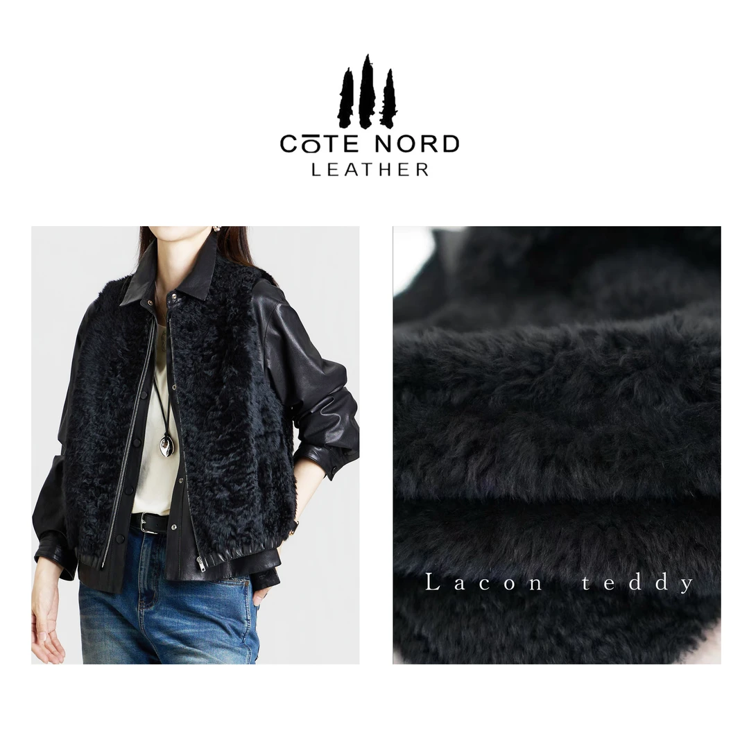 【小钱总】“双面黑珍珠” 拉贡双面马甲原生态皮毛一体H5-108