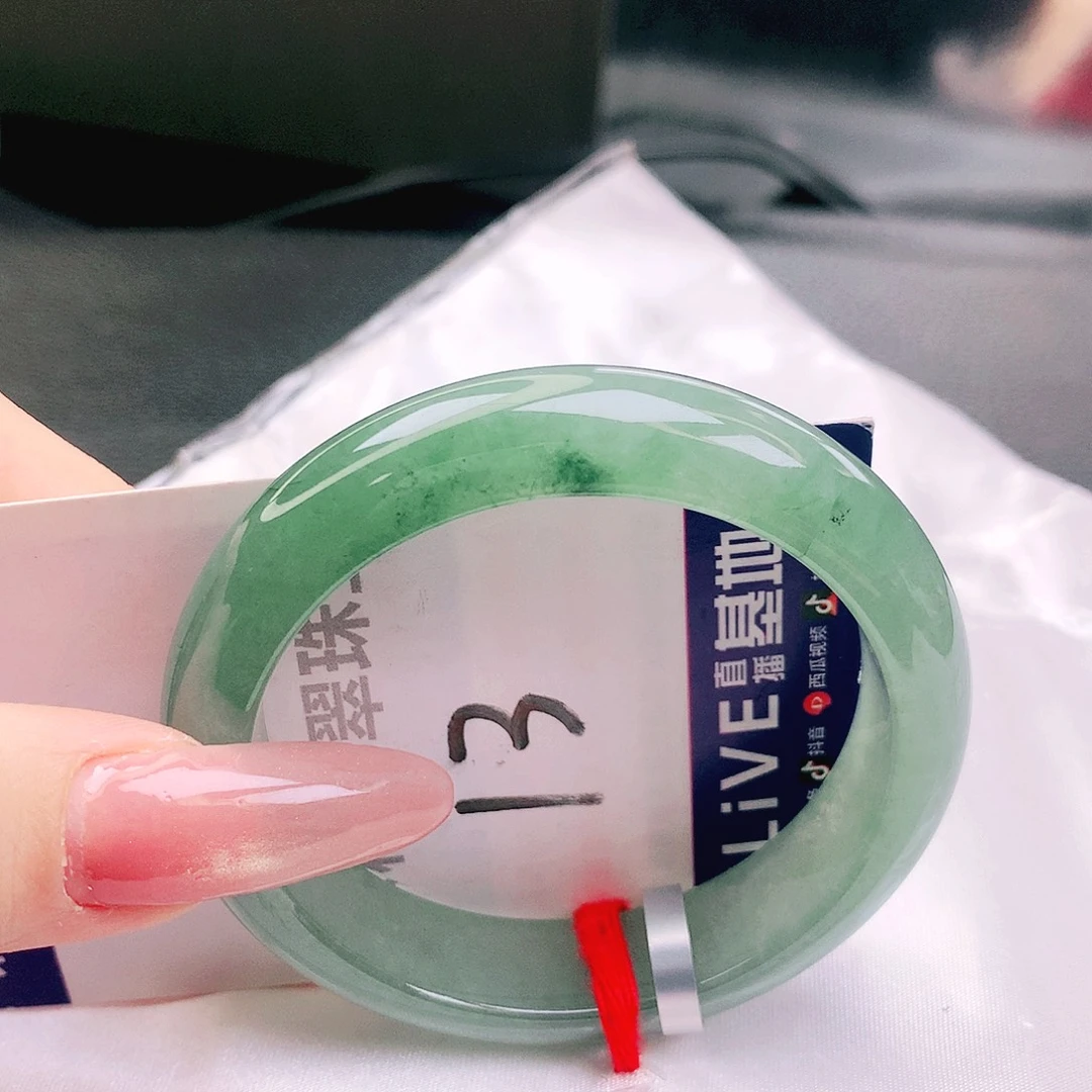 翡翠未镶嵌手镯缅甸天然a货翡翠