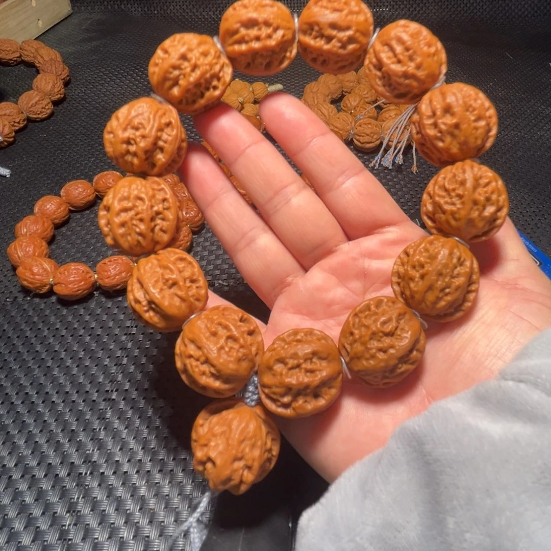 手串文玩核桃老款京八棱麻花纹24