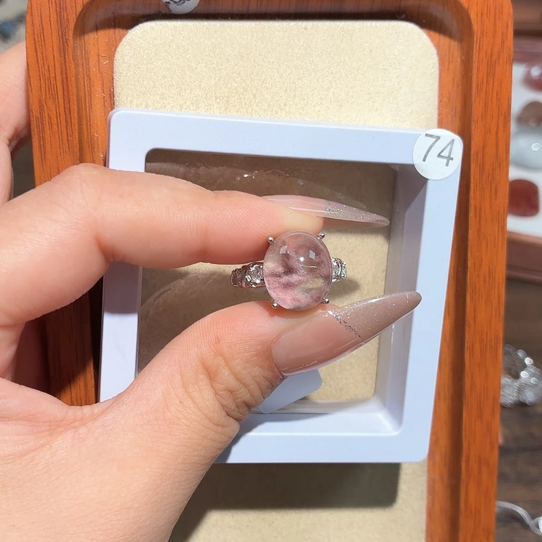 苜***紫水晶戒指银S925镶嵌