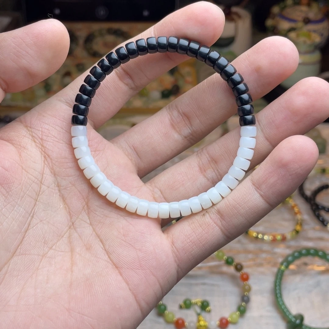 和田玉未镶嵌手链