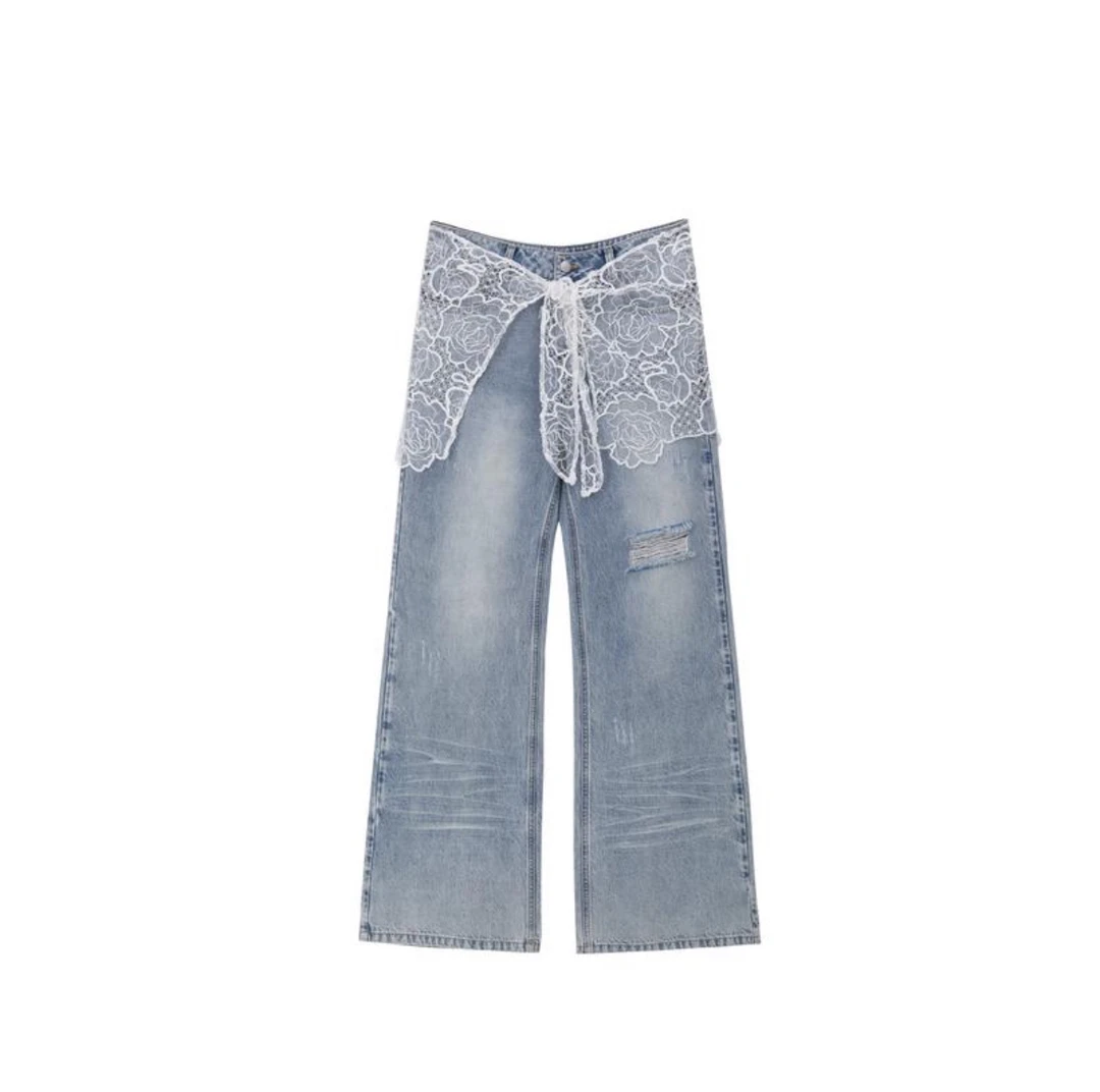 【SFF严选】AVVENN25夏款牛仔裤简约时尚洋气百搭设计师款水洗0227