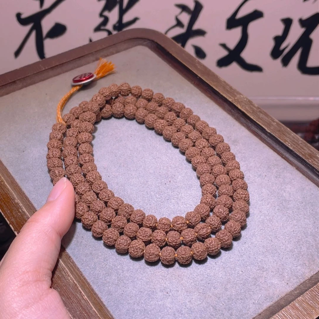 手串金刚菩提肆*玖闷墩龙108颗7.7