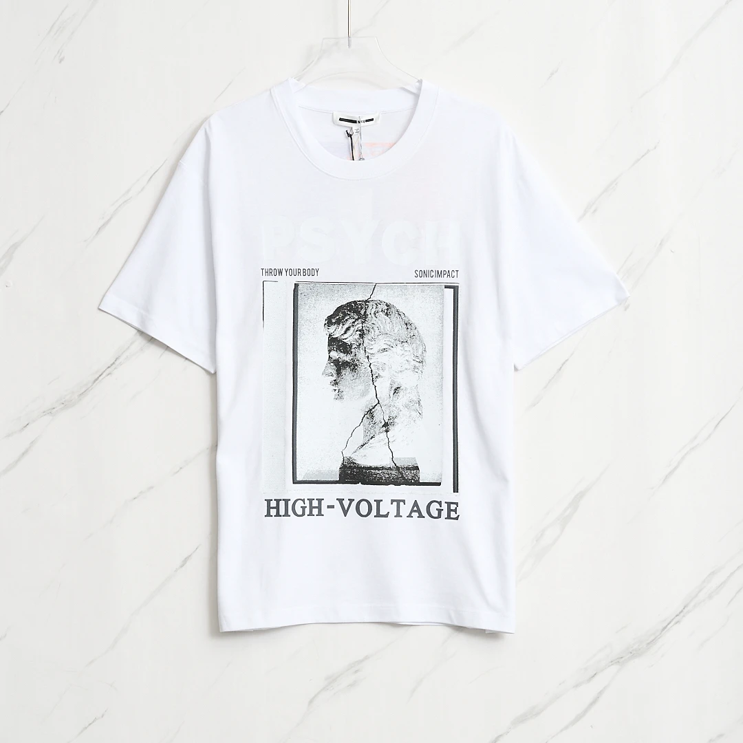 Alexander Mcqueen男士艺术印花T恤/ANBU00252