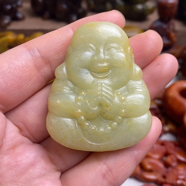 蛇纹石玉未镶嵌颈饰93