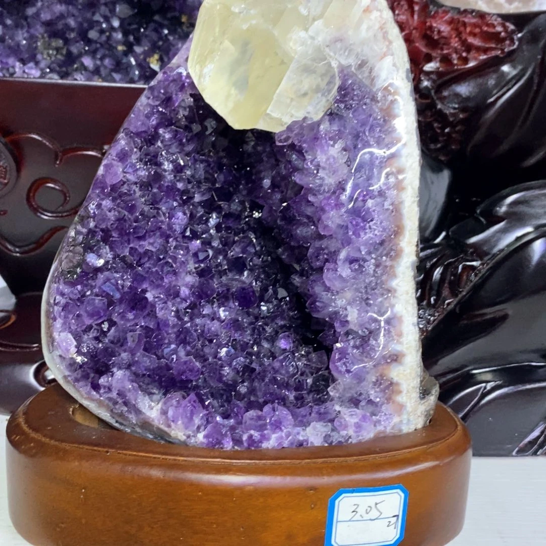 紫晶摆件未镶嵌莹