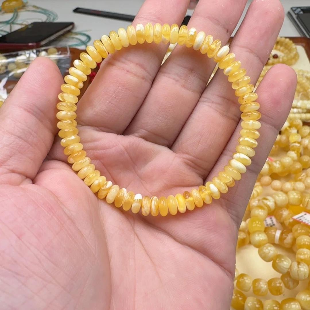 手链琥珀未镶嵌蜜蜡手串