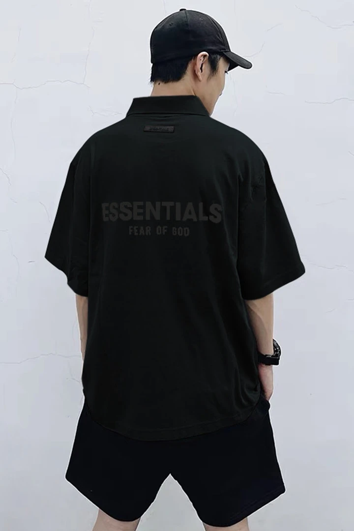 【SS21短袖POLO】翻领短袖POLO纯棉百搭高街重磅美式