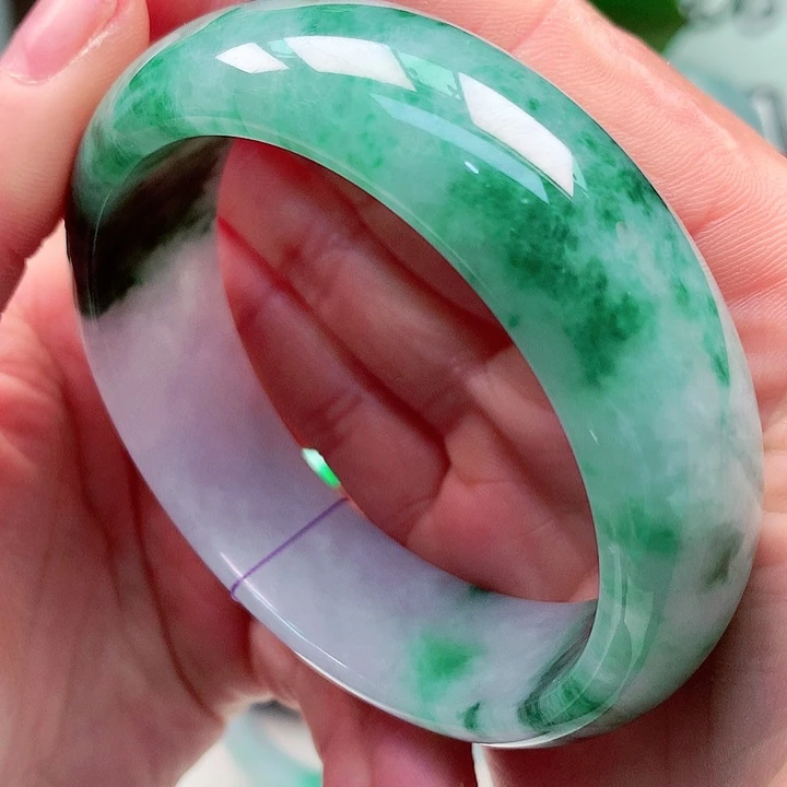 翡翠未镶嵌手镯天然翡翠手镯