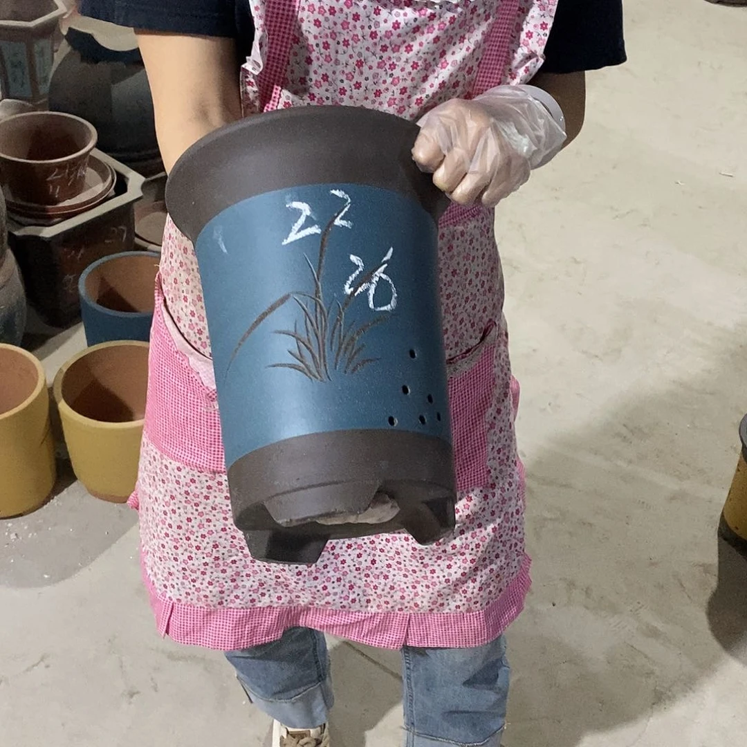 紫砂花盆紫砂花盆