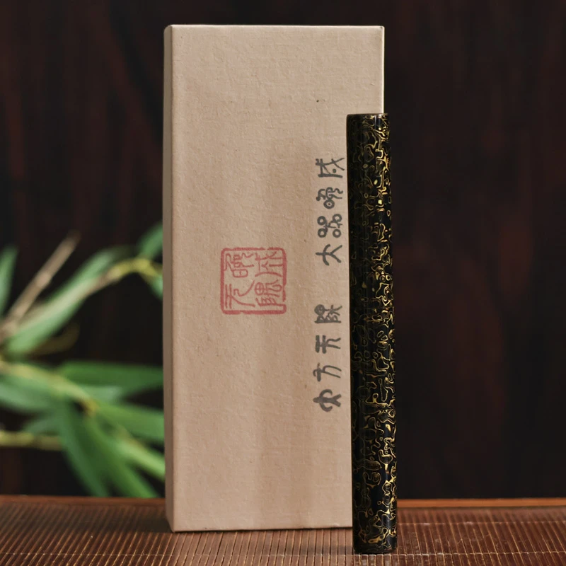 【老王】大漆茶刀-滴金（V1416）