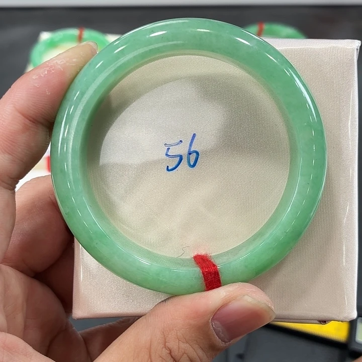 翡翠未镶嵌手镯天然翡翠手镯20号