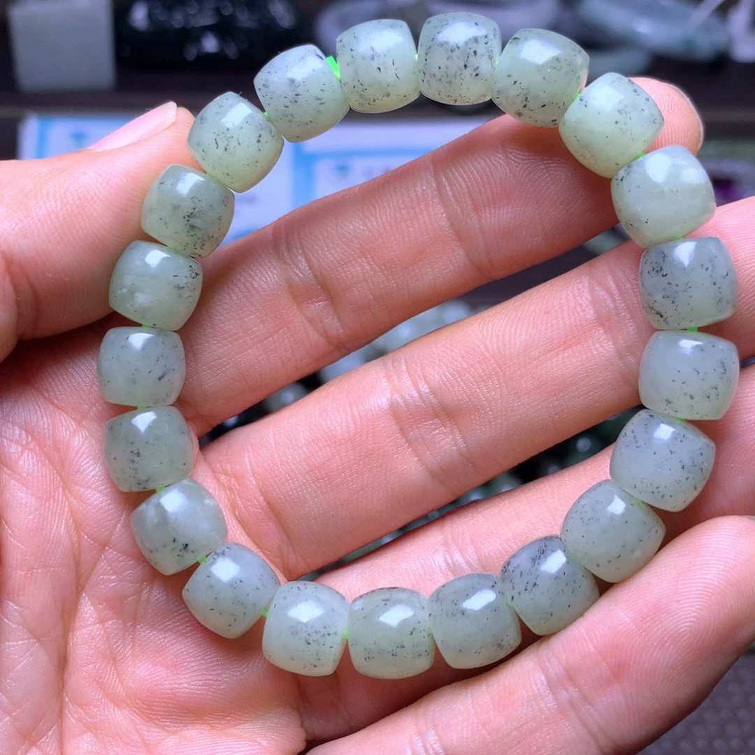 和田玉未镶嵌手串10