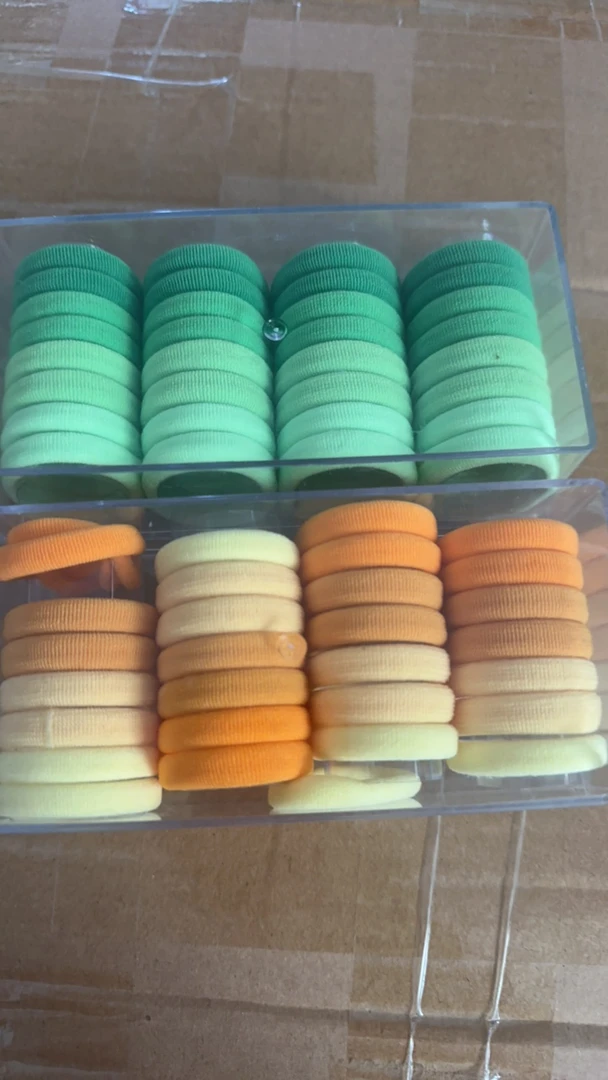 发饰饰品皮筋民族风原创渐变日韩可爱发圈套装手工彩色弹力发绳女