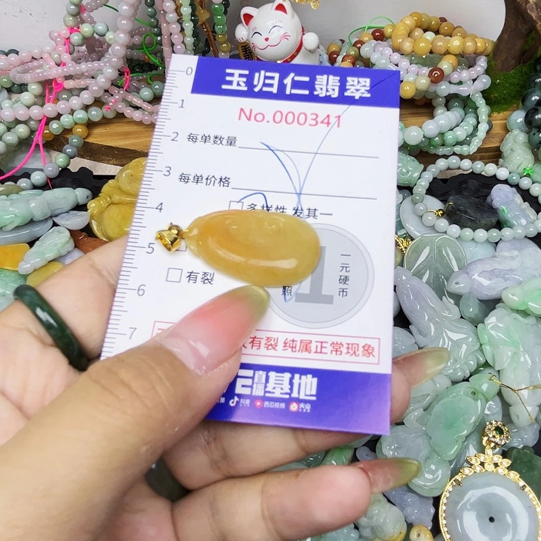 翡翠未镶嵌项圈11